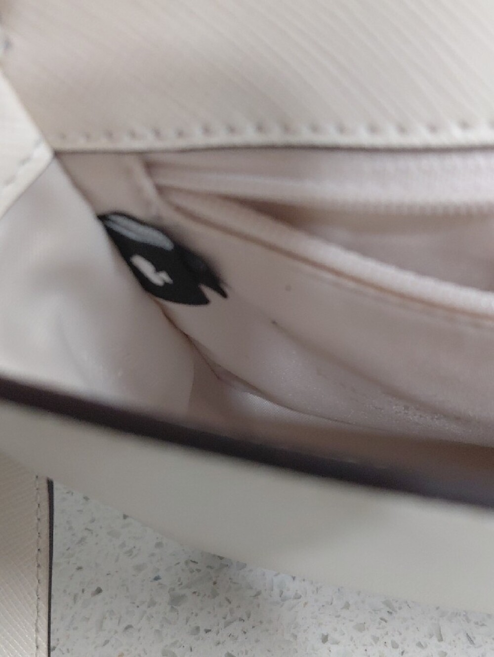 kate spade Cream Crossbody with Gold Logo Detail - Picture 4 of 8